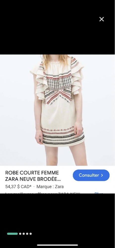 je vends robe zara