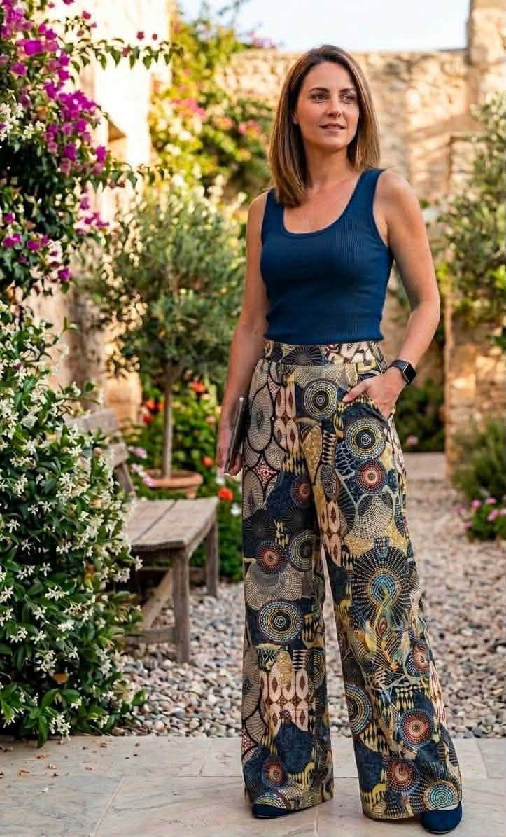 Pantalon large desigual