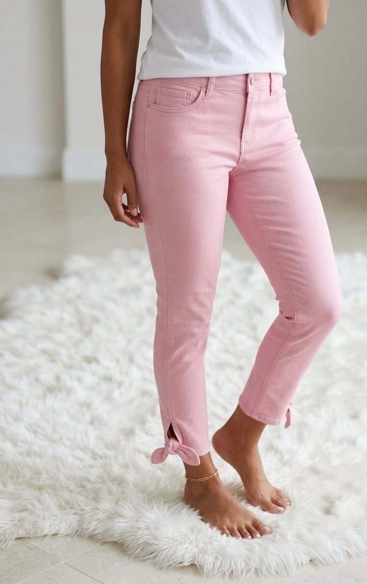 Pantalon jean en pure coton
