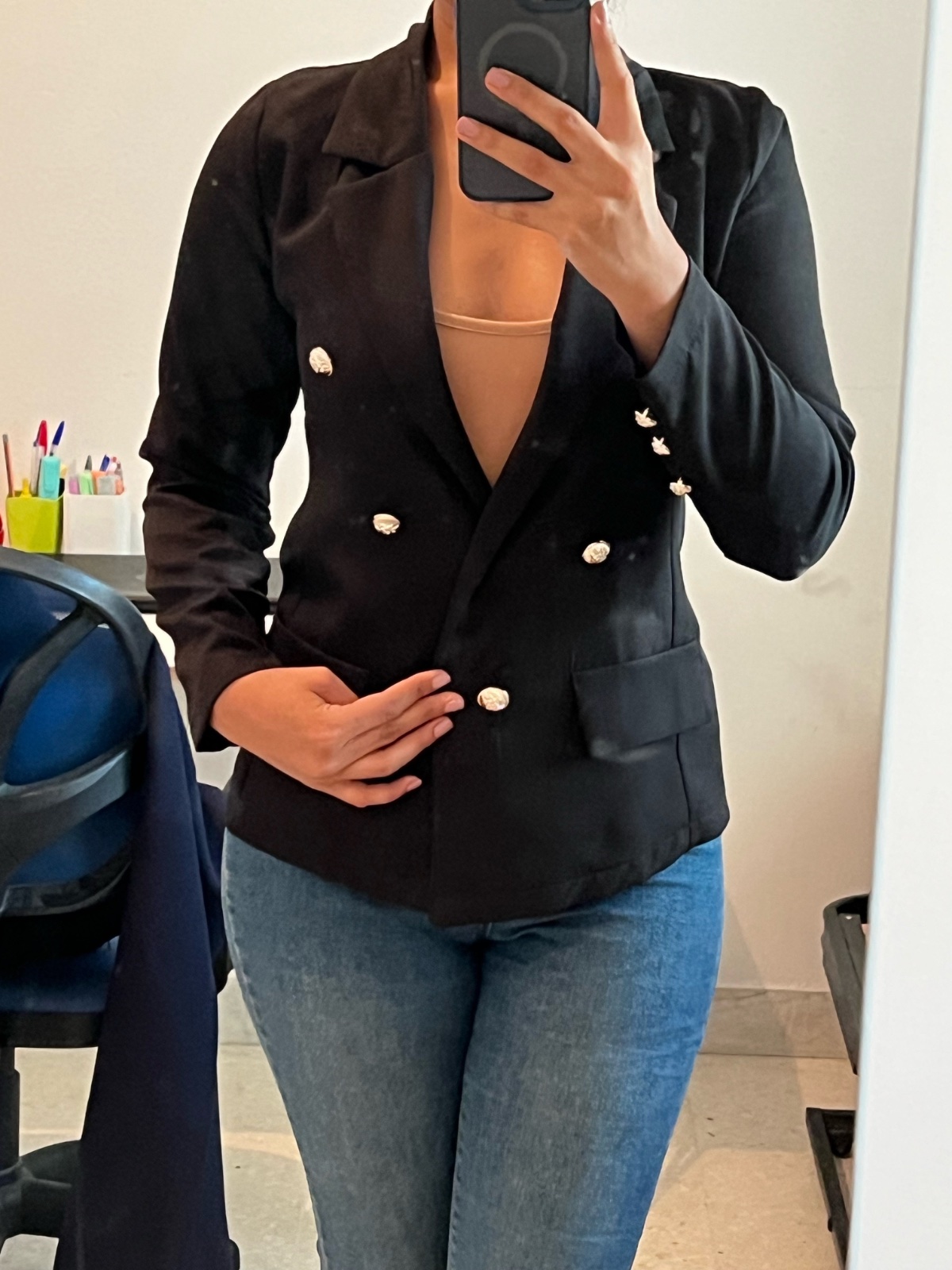 Blazer noire 