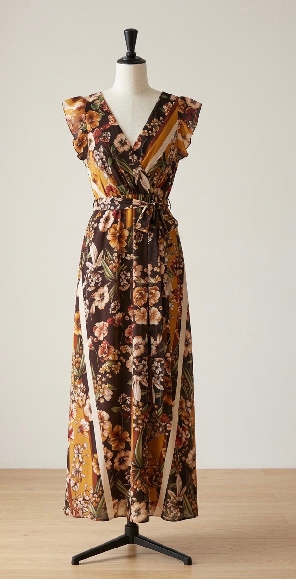 Robe avec des fleur 