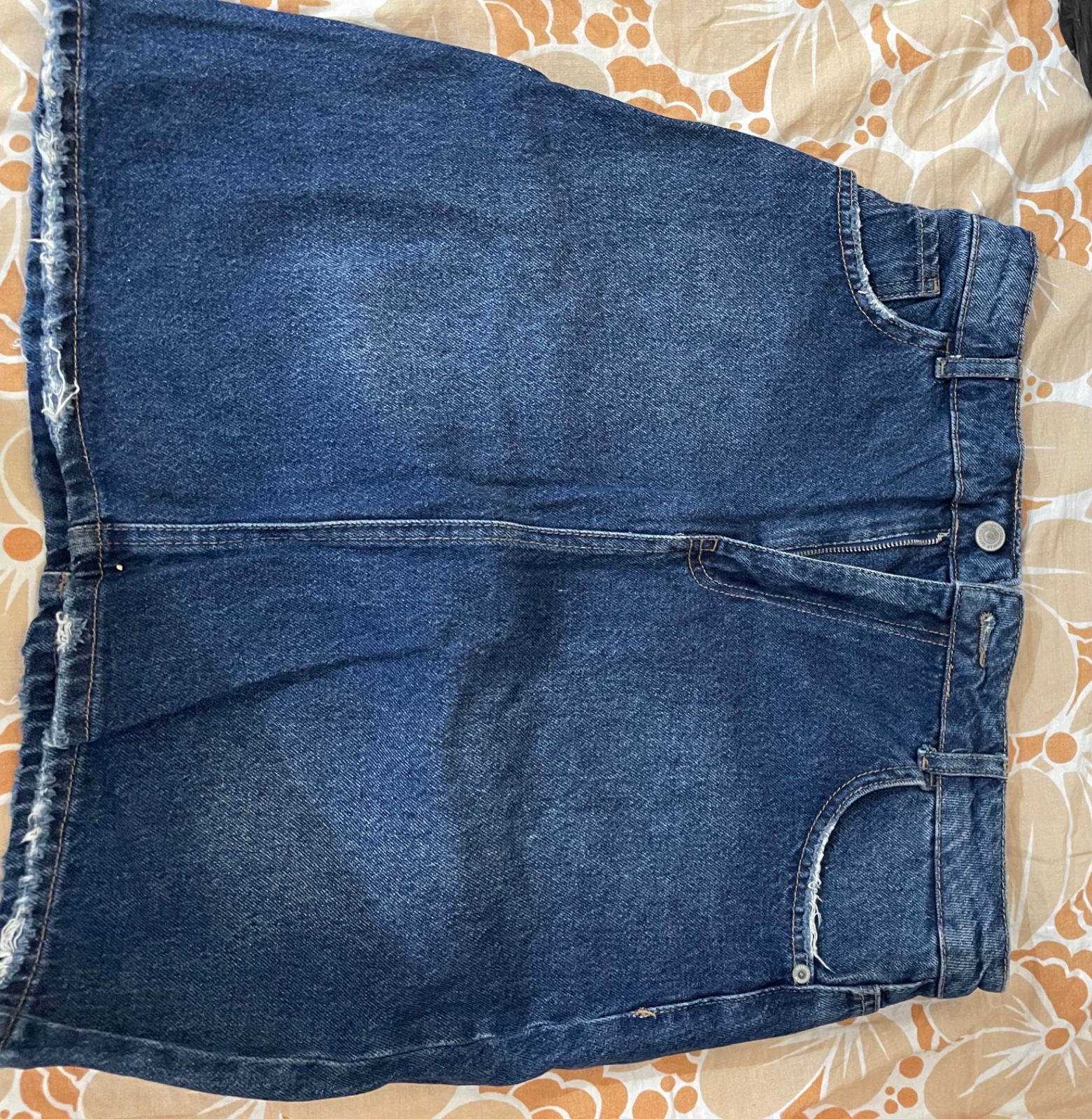 Jupe court jean 