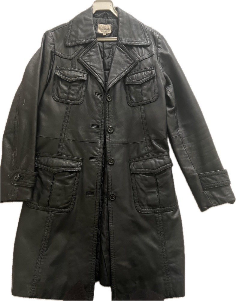 Veste cuir femme