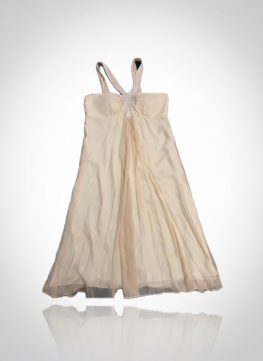 Robe jaune pastel