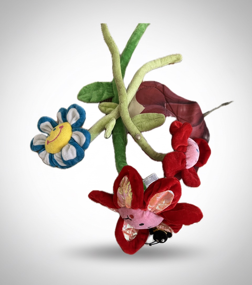 3 fleurs decoratif