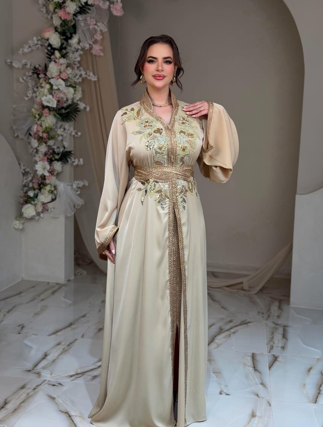 Caftan  deux piéces +ceinture