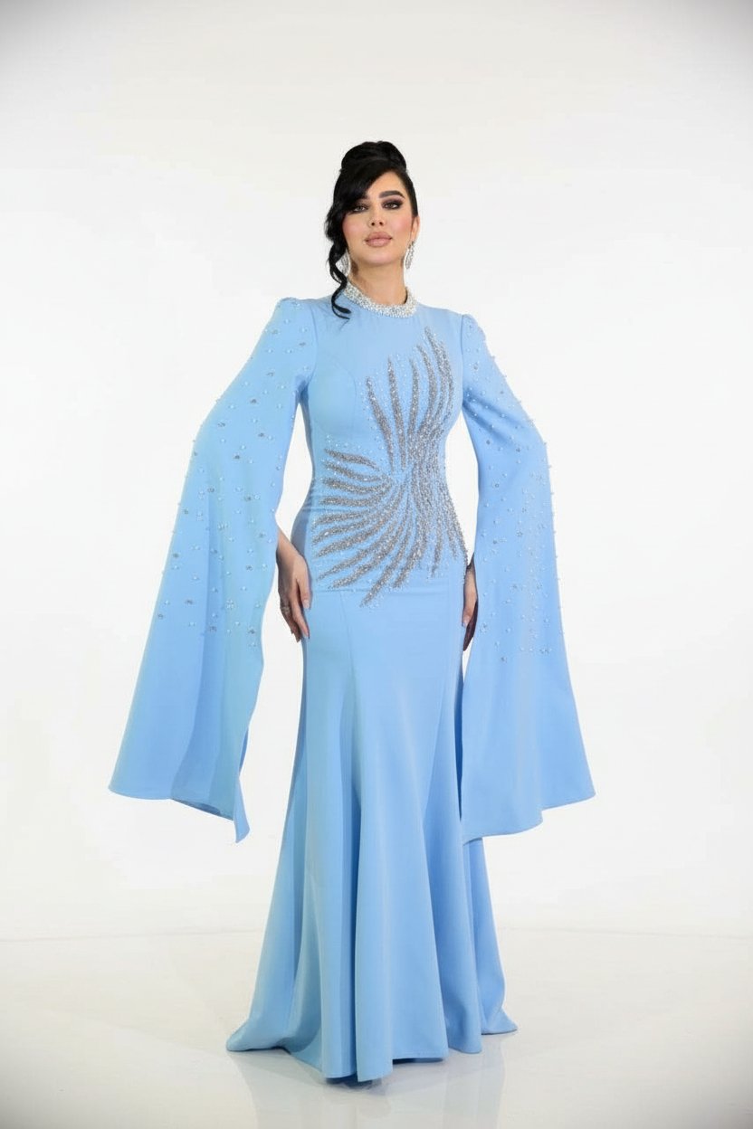 Robe bleu ciel