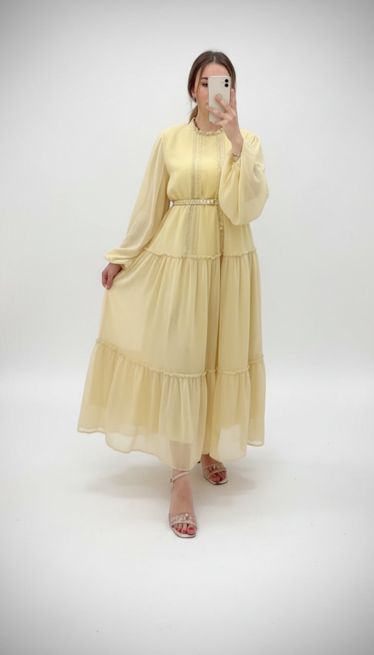 Robe jaune 