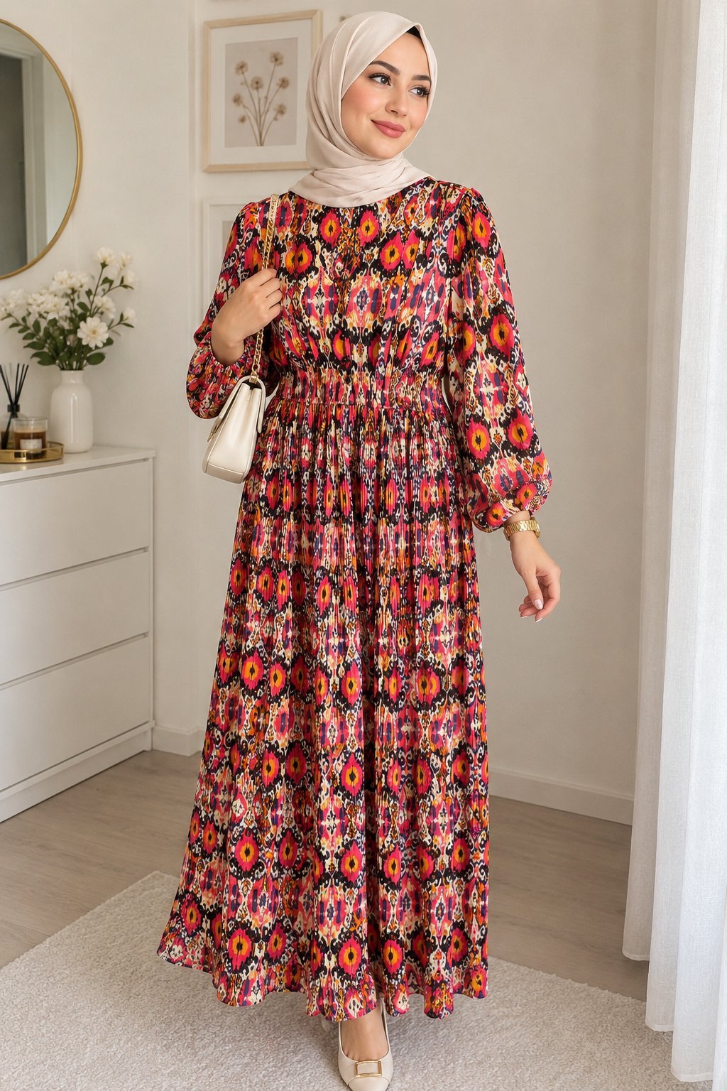 Robe plissé