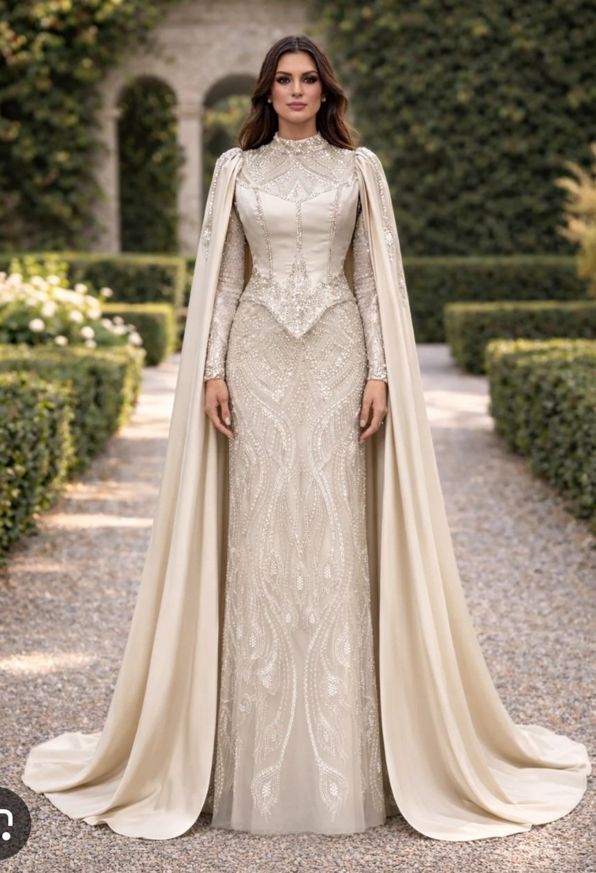 Robe to9tel lkolha matrouza wfiha 4 piéces