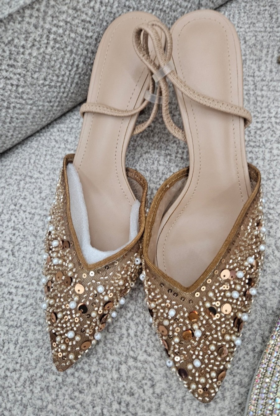 Chaussure demi talon porté une seule foi