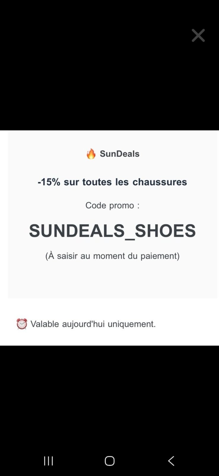 Code 15% 