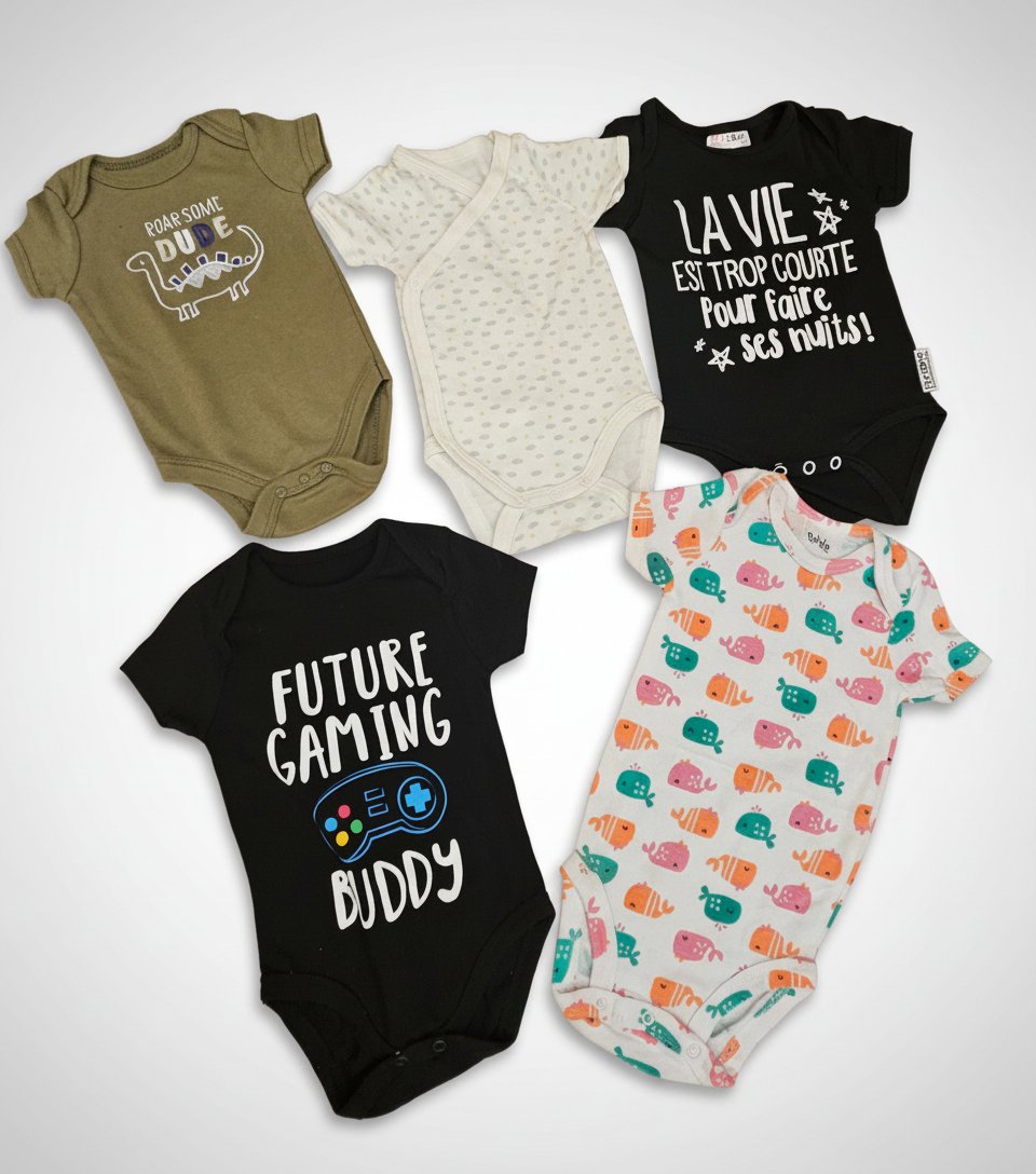 5 greniéres bébé