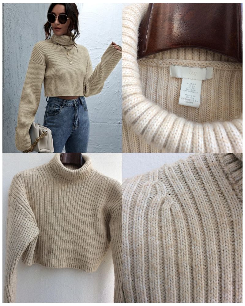 PULL H&M BEIGE 