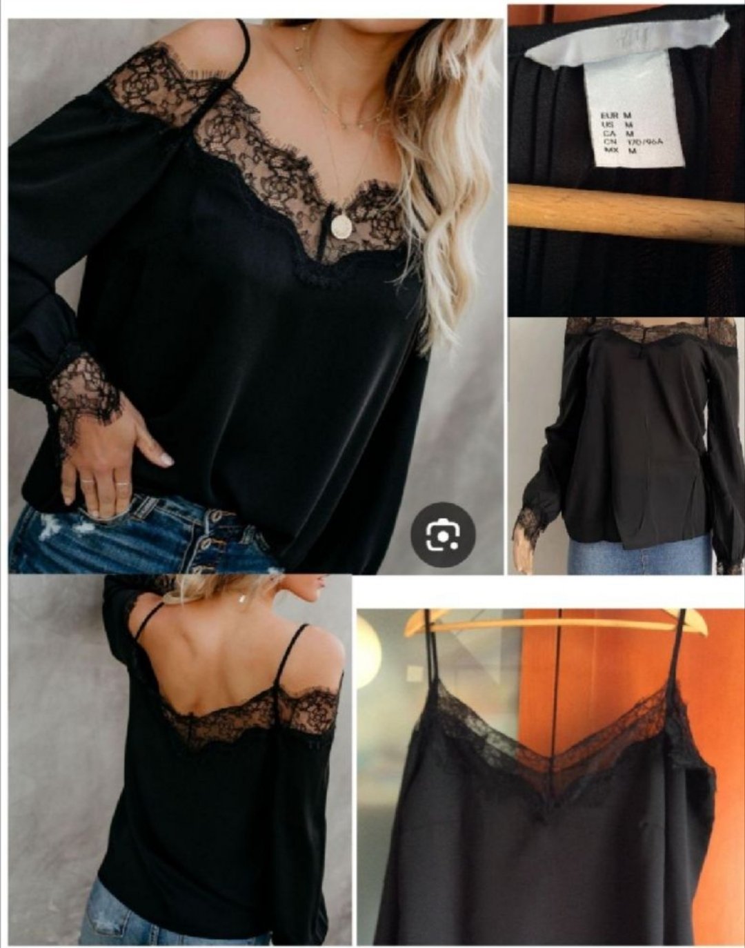 CHEMISE SEXY EN DENTELLE NOIR 