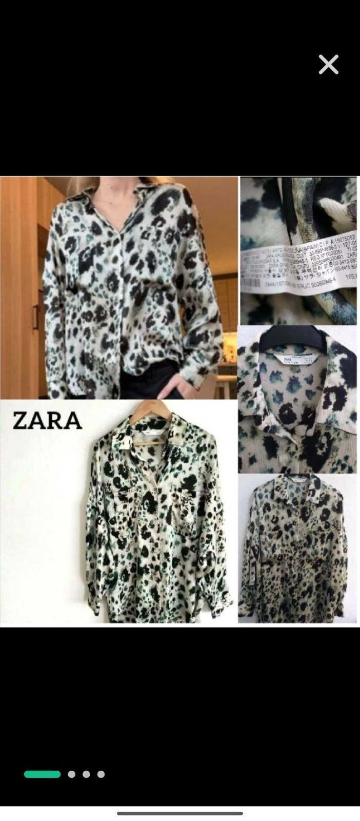 CHEMISE INNOVANTE A MANCHES LONGUES IMPRIMÉE LÉOPARD ZARA 
