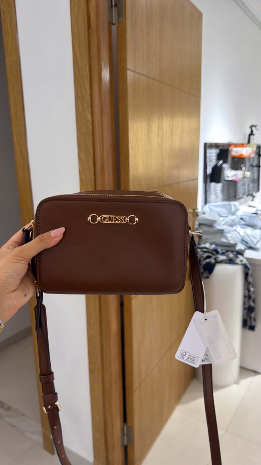 Sac guess marron 