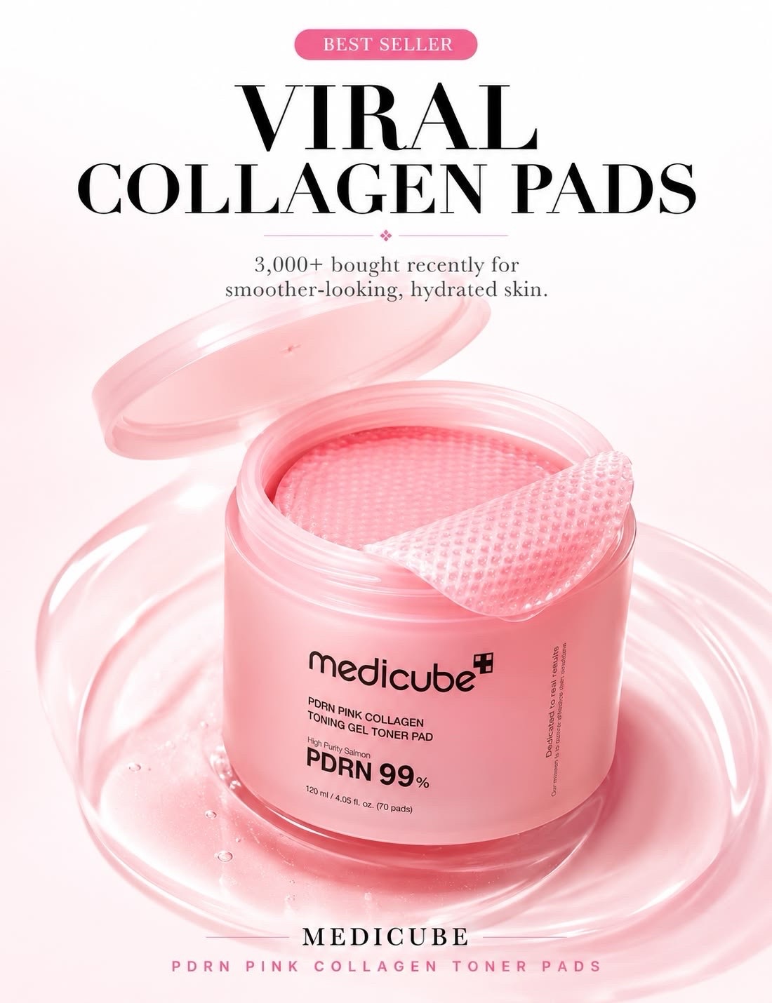 Medicube pdrn toner pads 