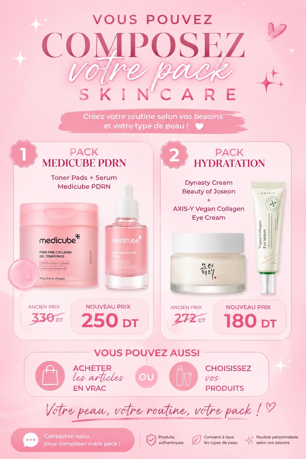 Packs skin care 