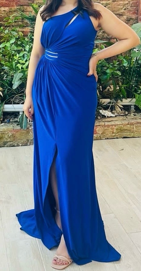 Robe soirée bleu