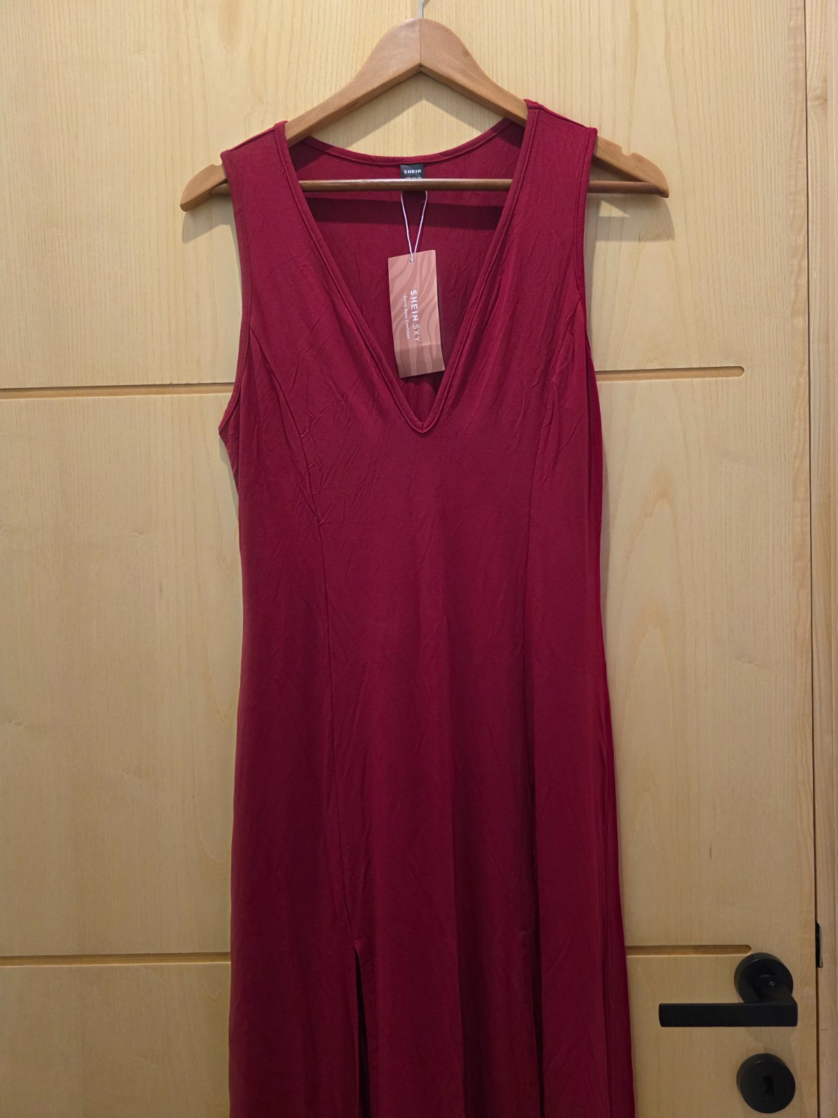Robe longue avec deux fentes 