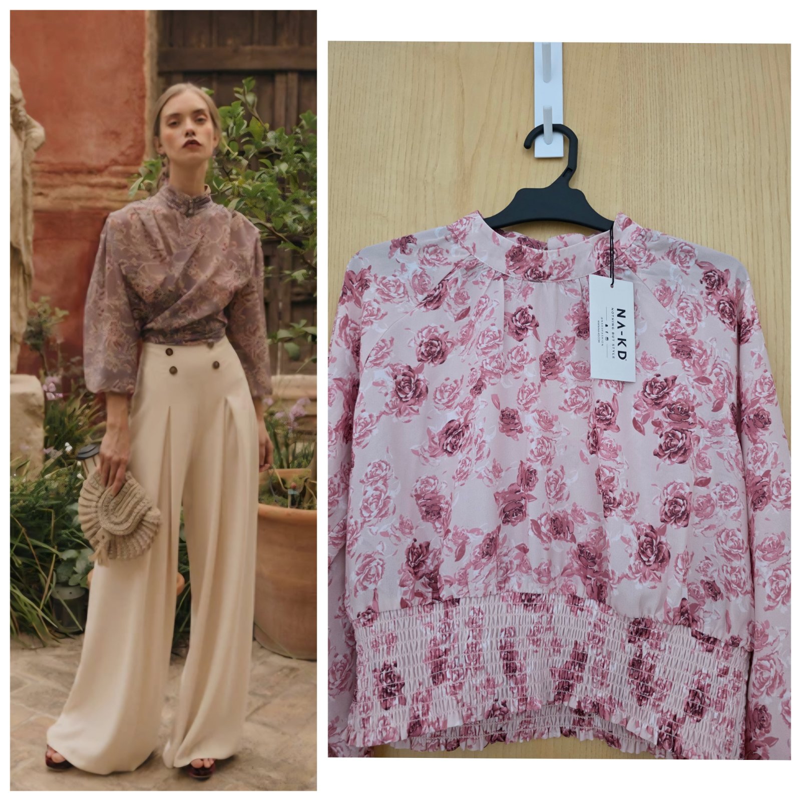 Blouse floral nouvelle collection marque NA-KD