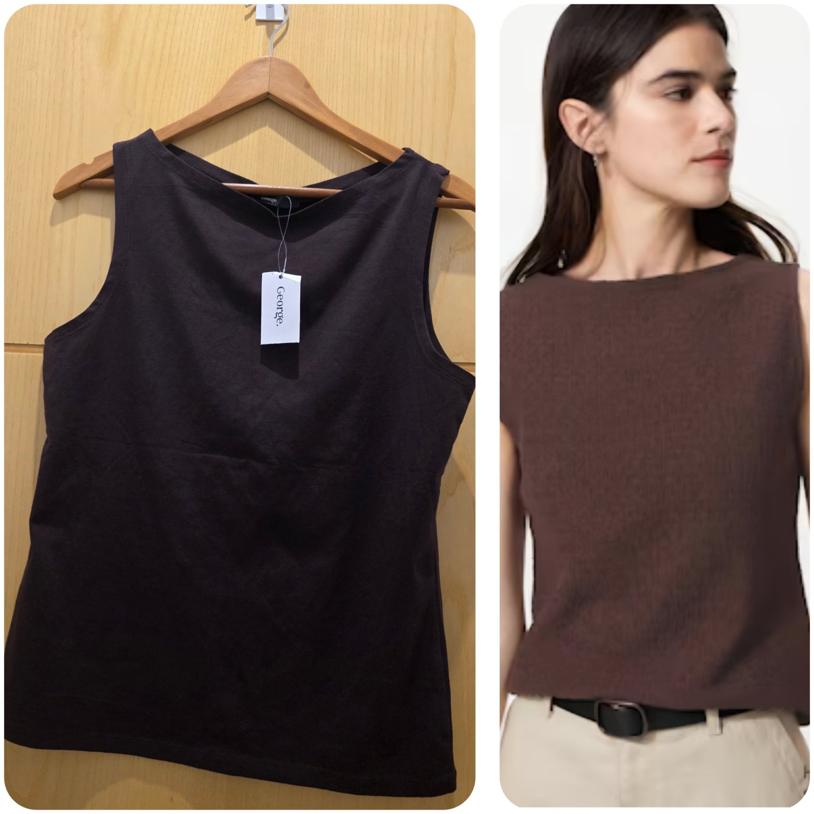 T.shirt basic importe en coton taille 16 