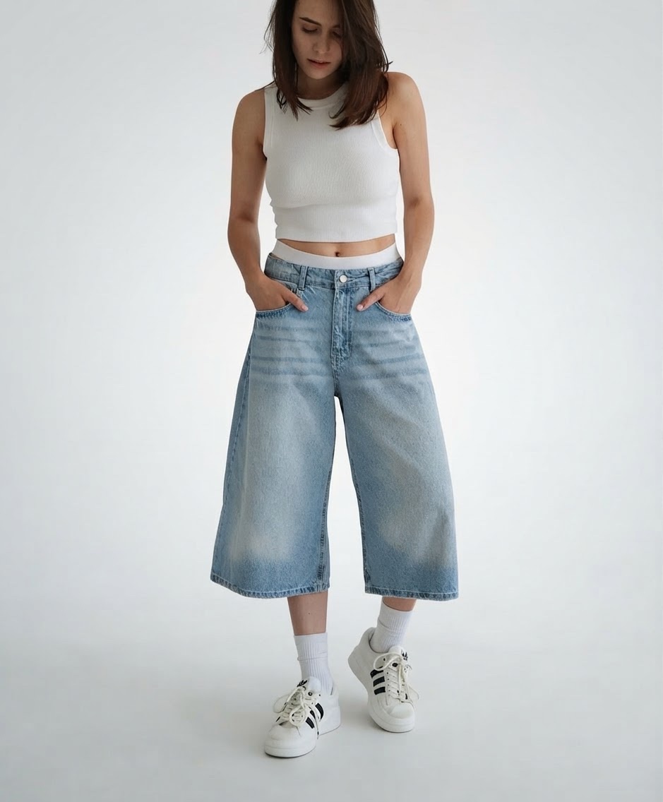 Jorts bleu clair 