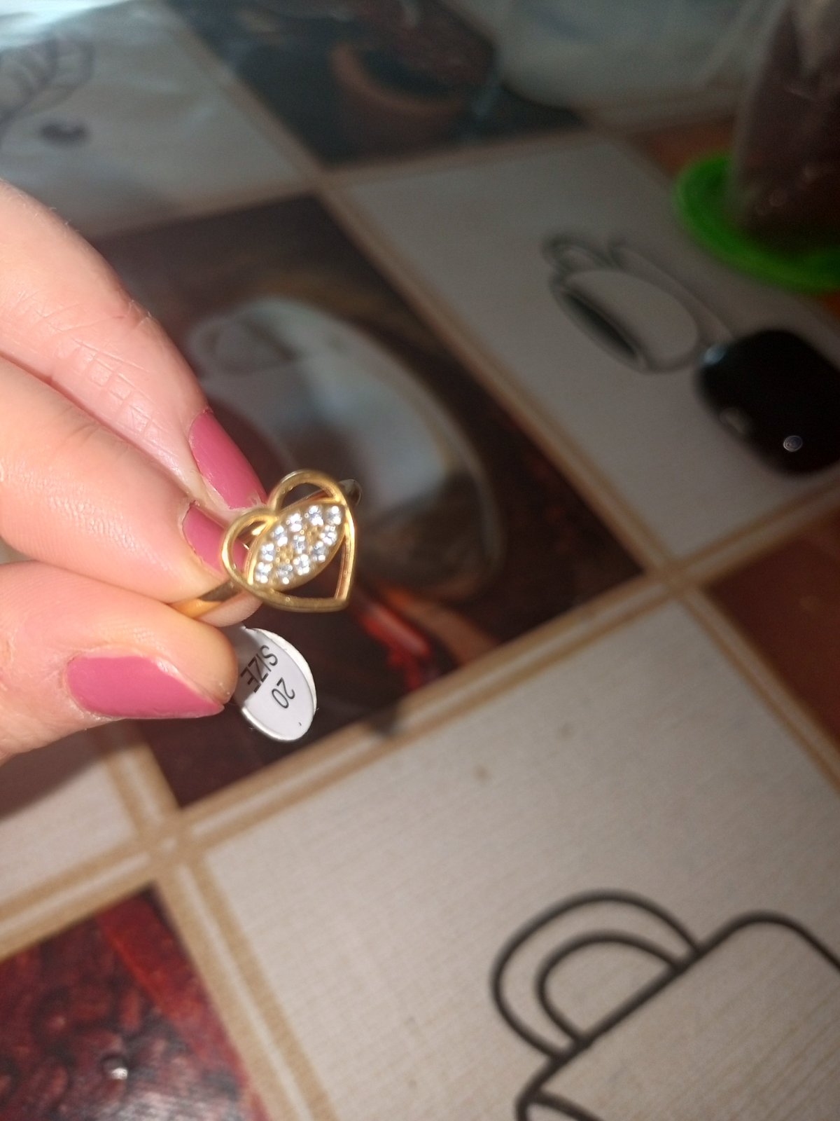 Bague Femme en acier inoxydable 🥰