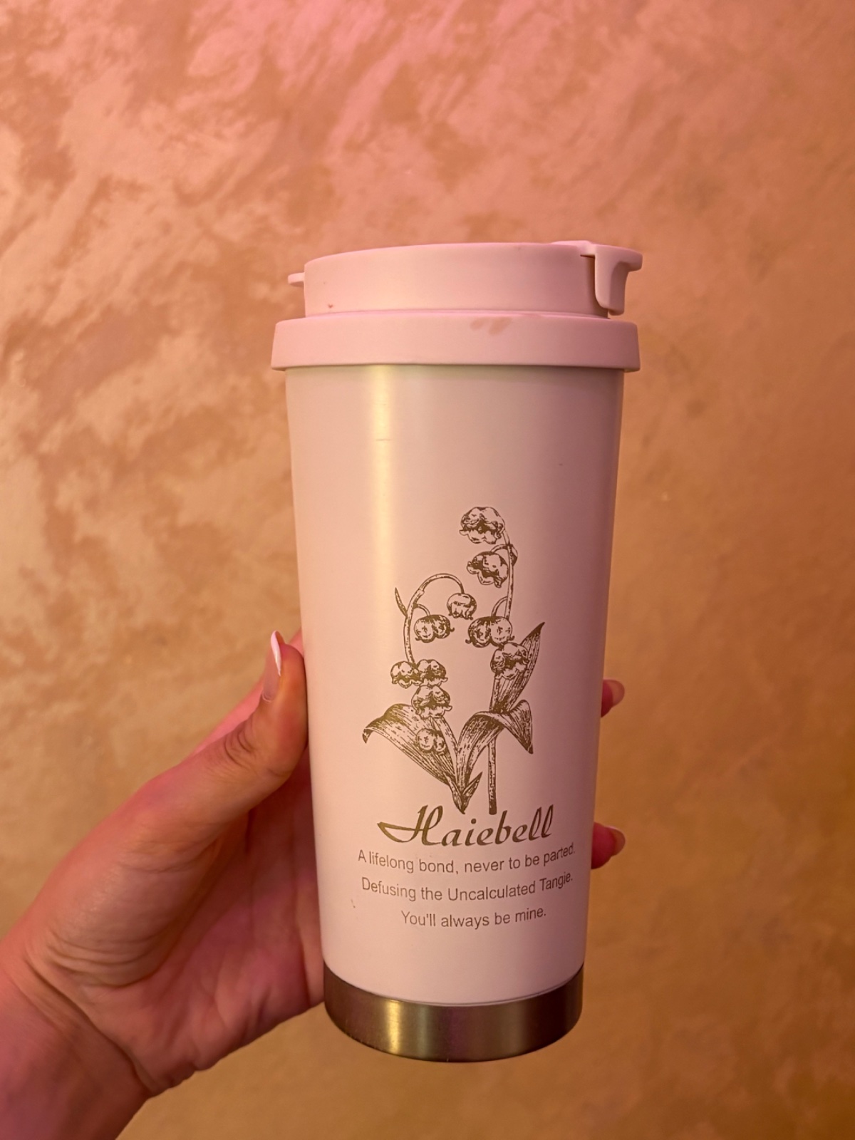 Mug isotherme de la marque Haiebell en acier inoxydable