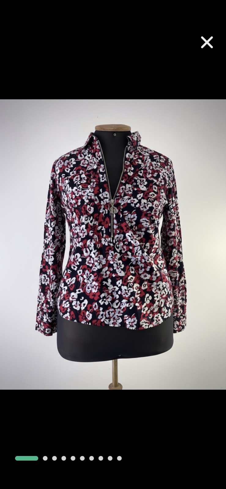 Chemise blouse à motif floral de la marque Tommy Hilfiger