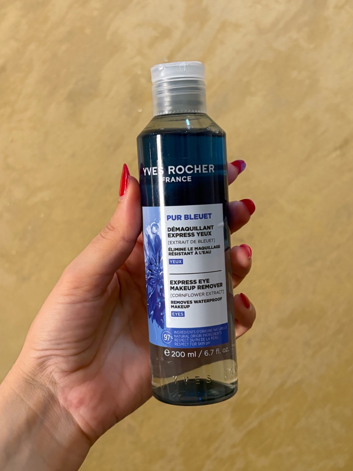 Démaquillant Express Yeux Pur Bleuet de la marque Yves Rocher