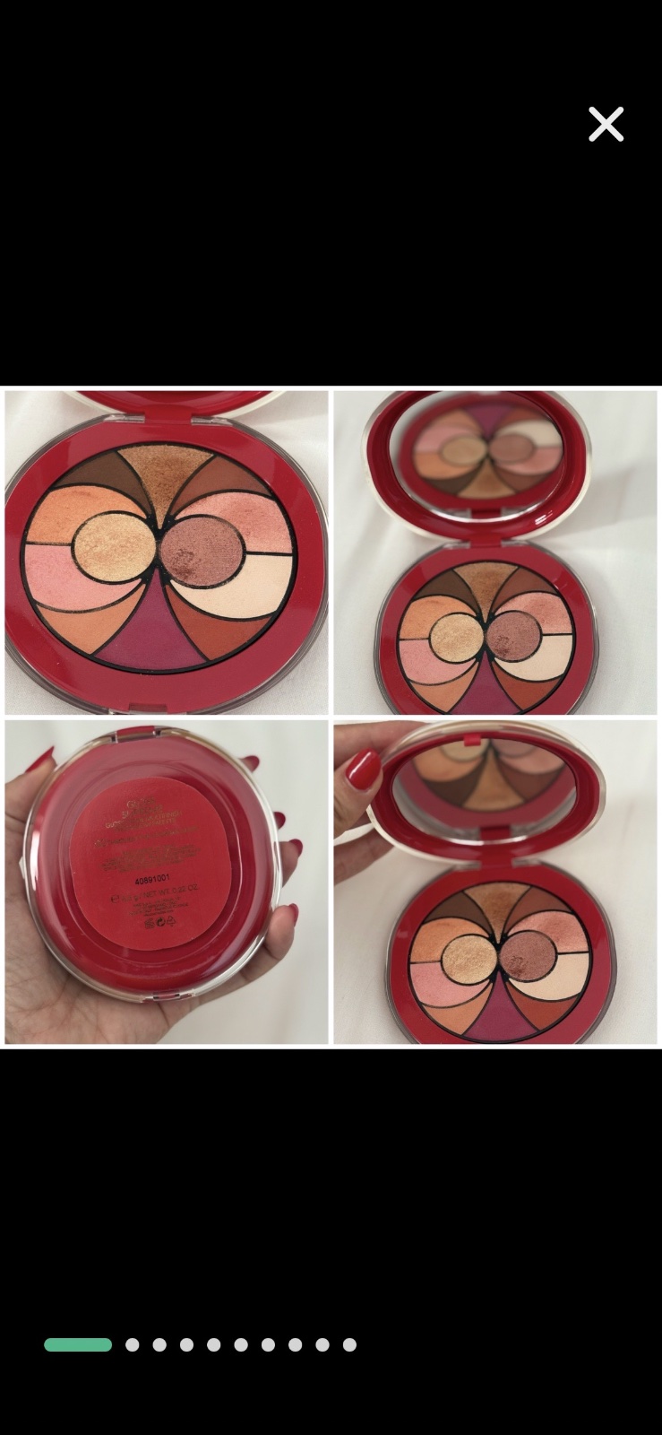 Palette d'ombres à paupières KIKO Milano Gloss Supreme Gloss Dome Multifinish Eyeshadow Palette