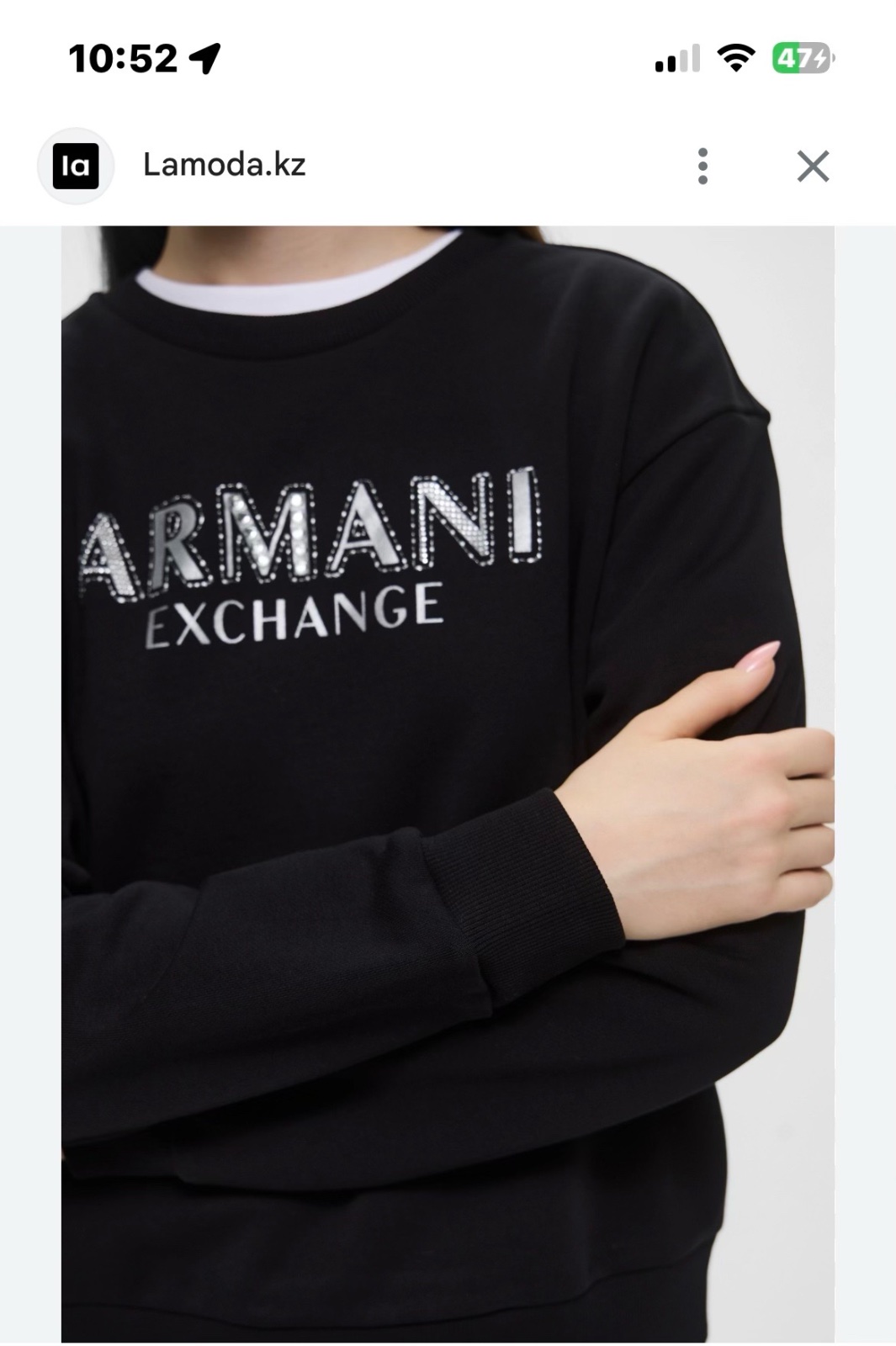 Sweat-shirt de la marque Armani Exchange