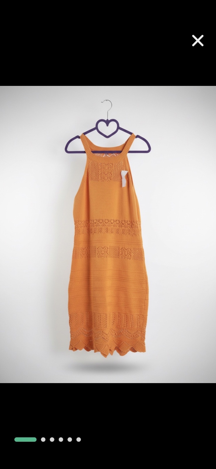 Robe en maille de type crochet de la marque Grey neuf avec étiquette
