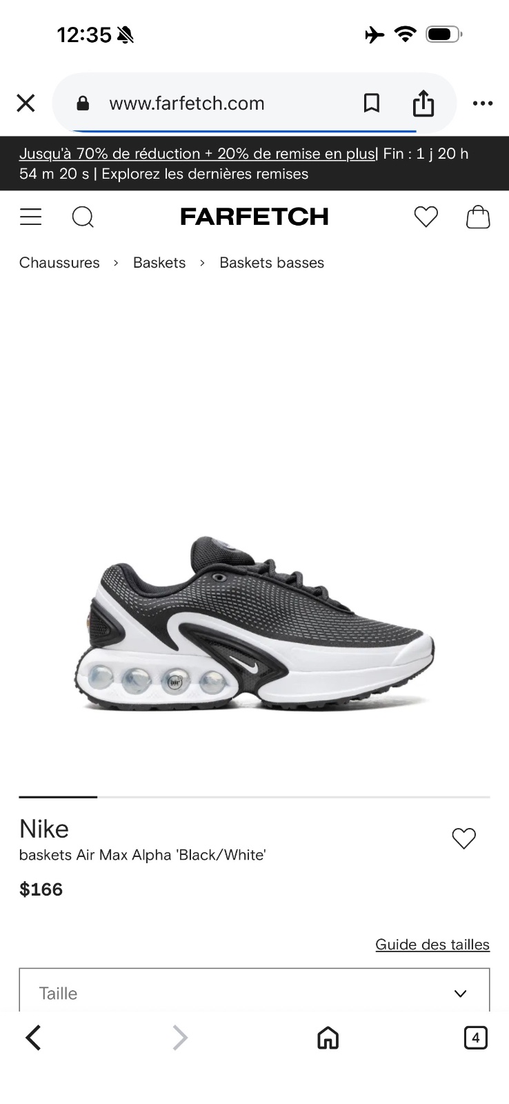  Nike Air Max Dn, caractérisées par leur unité Dynamic Air à quatre cercles 
