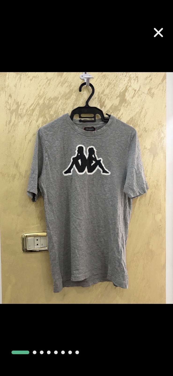 T-shirt gris chiné de la marque Kappa