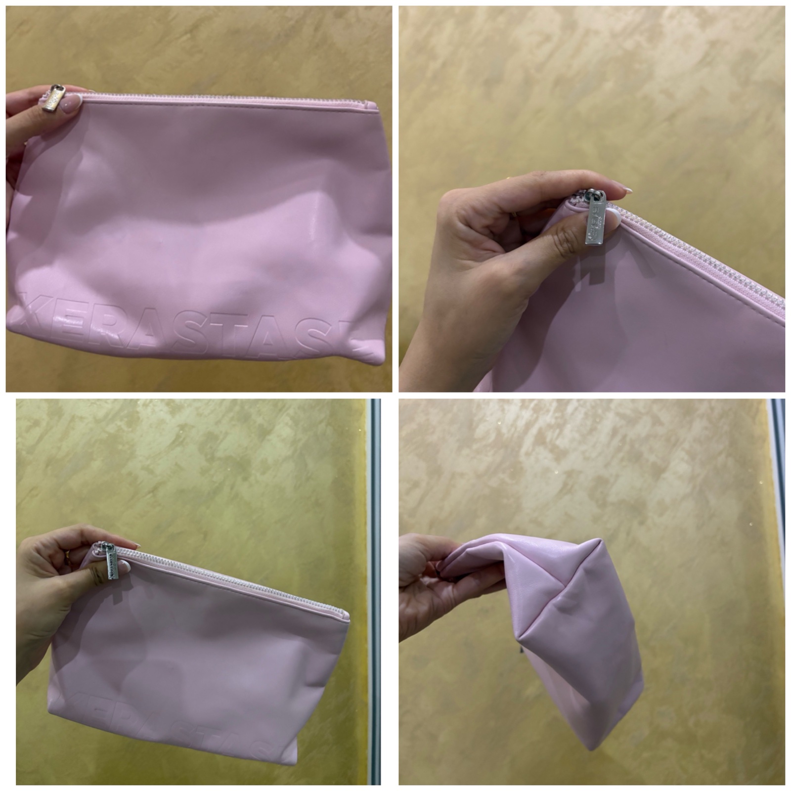 Trousse pochette rose de la marque Kérastase