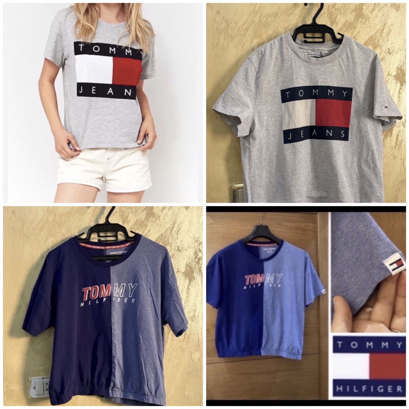 Je vide un Lot de 02 T-shirt haut Tommy Hilfiger taille XL