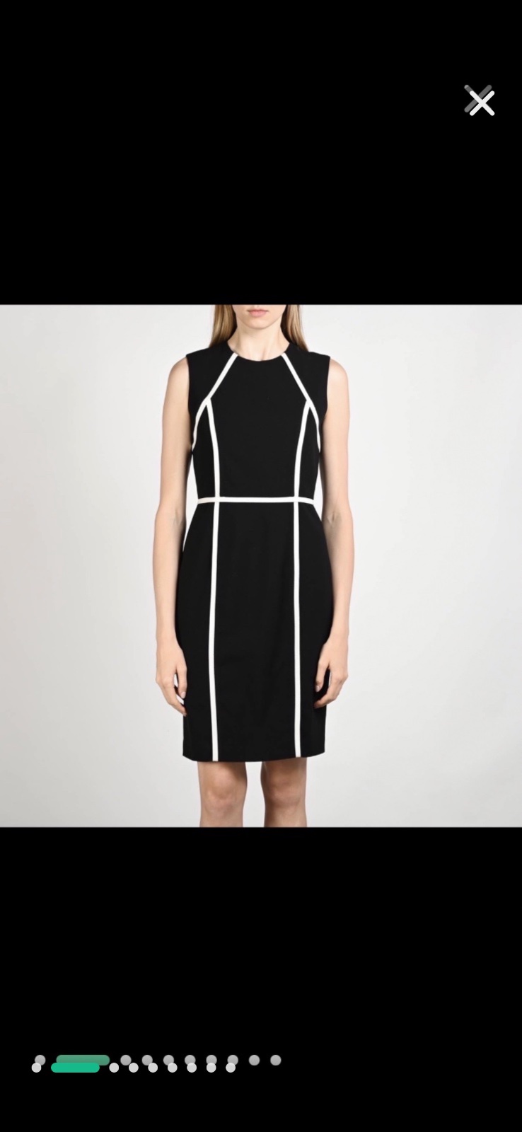 Robe fourreau sans manches Calvin Klein