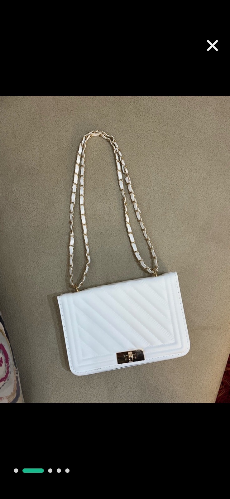 Sac à bandoulière en blanc