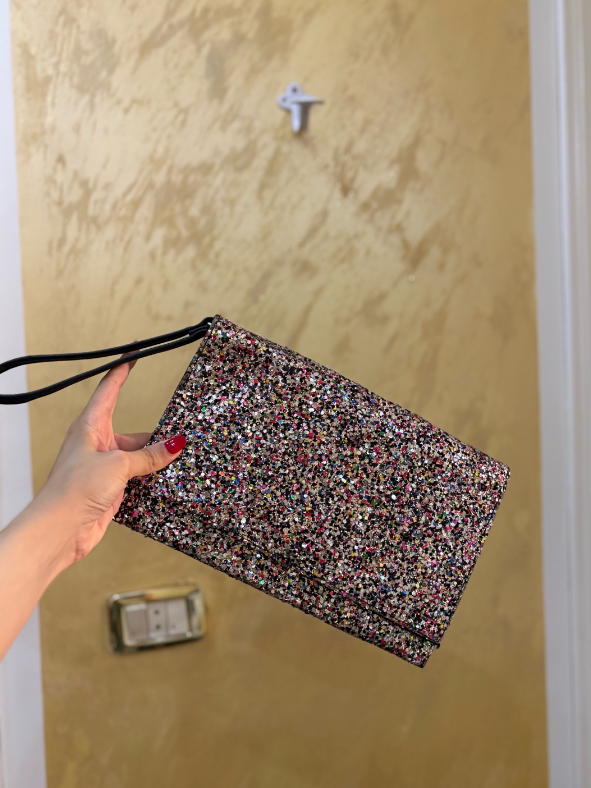 Pochette Soirée paillettes neuve