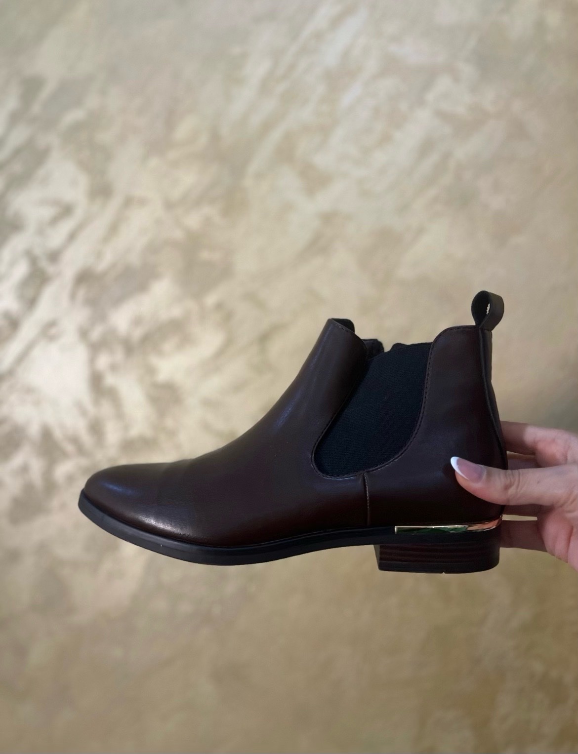 Bottines Graceland en cuir marron