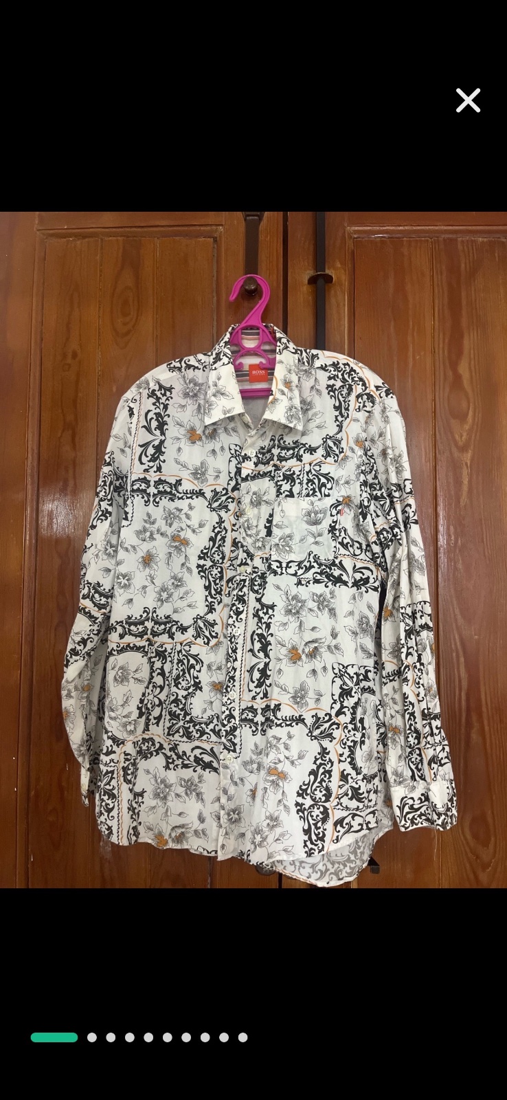 Chemise à motifs de la marque Hugo Boss