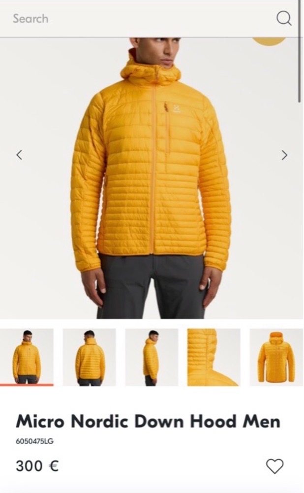 Doudoune matelassée jaune moutarde avec la technologie Thermolite EcoMade 