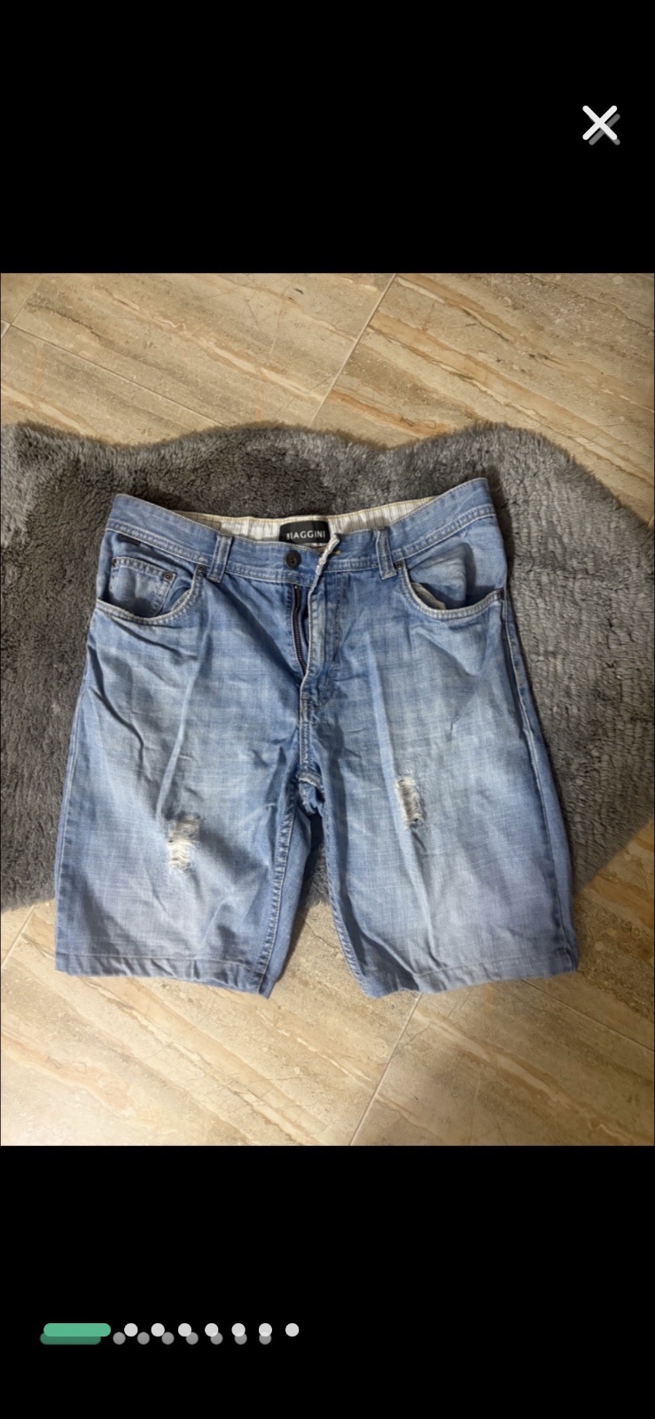 Bermuda en jean bleu délavé de la marque Bia Biaggini
