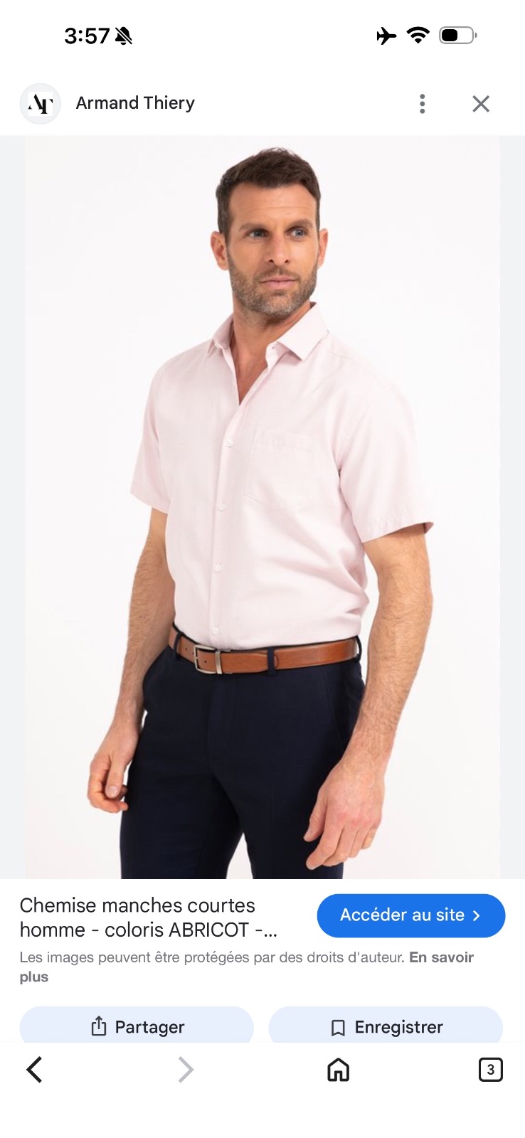 Chemise Marc O'Polo rose à manches courtes présente une fine rayure verticale et une poche poitrine