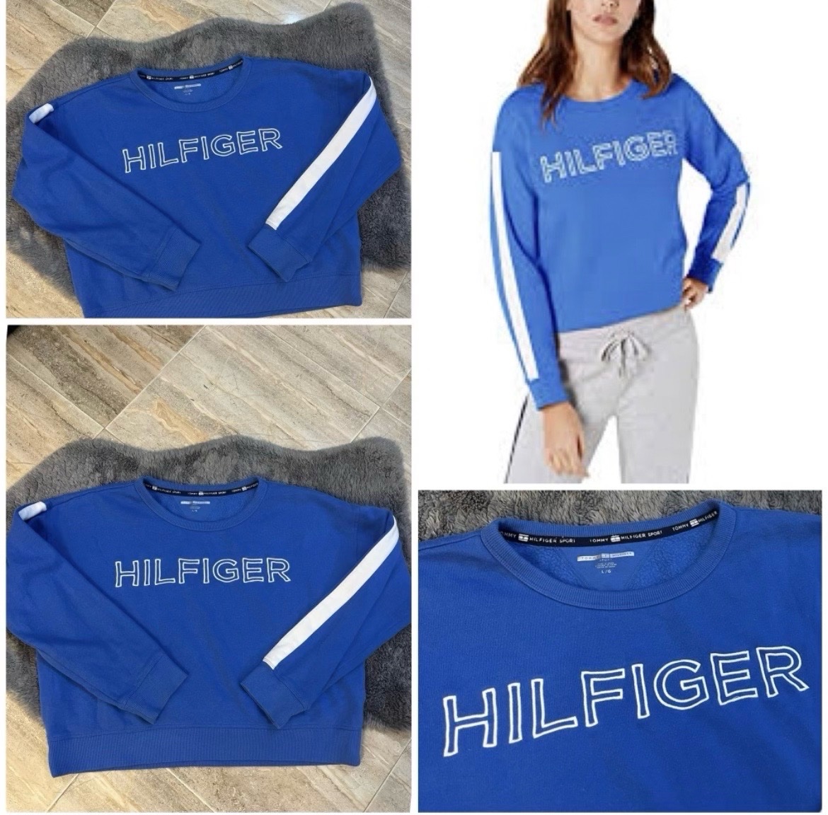 Sweat-shirt Tommy Hilfiger bleu