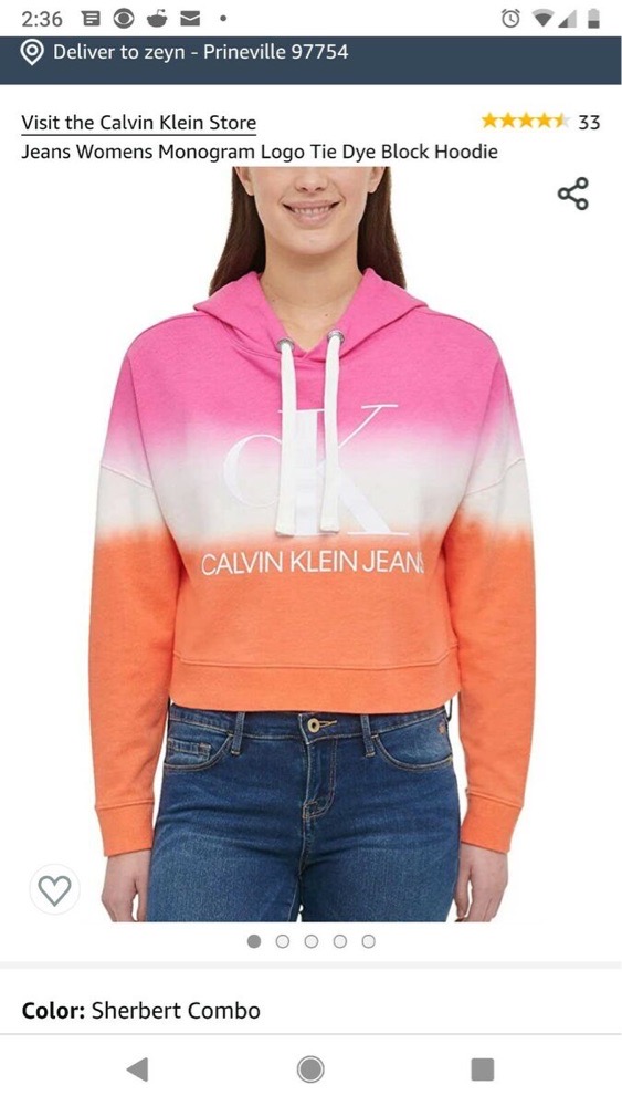 Capuche Calvin Klein Jeans dégradé avec logo monogramme 