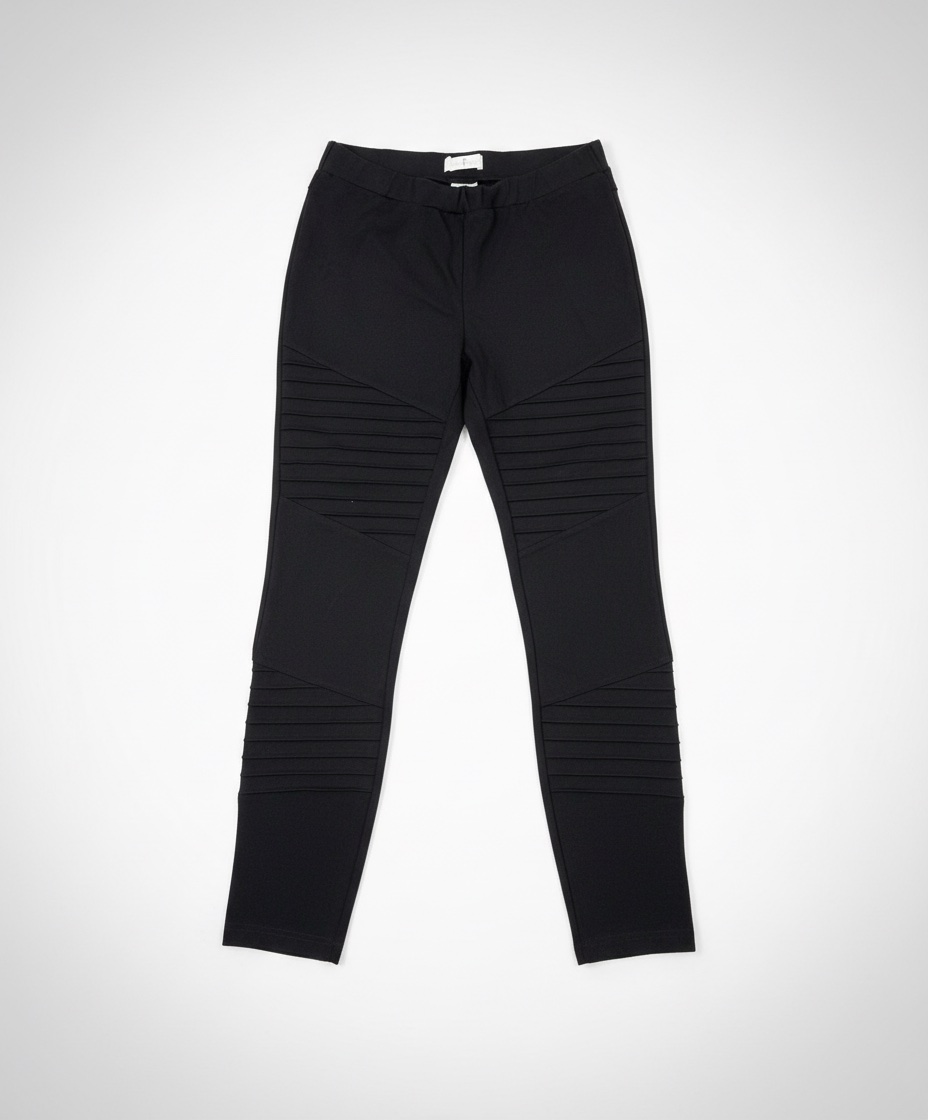Legging neuf avec détails en accordéon (plissés) au niveau des cuisses et des genoux